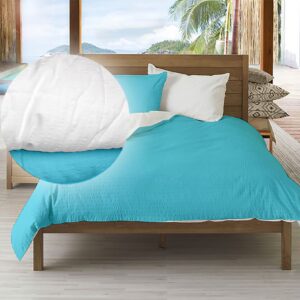 Lenjerie pat Crepe Aquarius & White