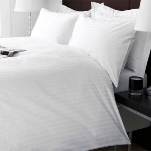 Lenjerie pat Satin 100% bumbac, dungi Scala