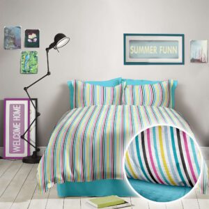 Lenjerie pat Renforce desen Simplicity v.1, bumbac 100%