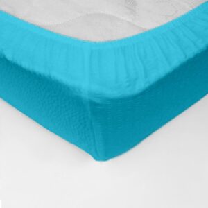 Cearceaf pat cu elastic Crepe Aquarius
