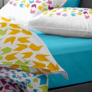 Lenjerie pat Renforce desen Loving Matisse v.1 Aquarius