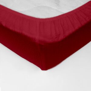 Cearceaf pat cu elastic Crepe Chilli Peper