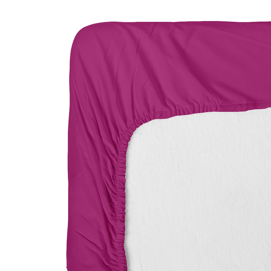 Cearceaf pat cu elastic Renforce Fuchsia Red Cearceaf pat cu elastic Renforce Fuchsia Red