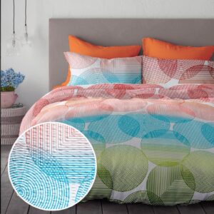 Ágynemű, krepp anyagból, NIRVANA V1+Unicolor mintával