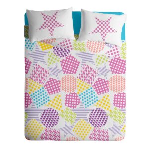 Lenjerie pat Renforce 100% bumbac, desen PLAYGROUND V1