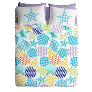 Lenjerie pat Renforce 100% bumbac, desen PLAYGROUND V2, cod RIU