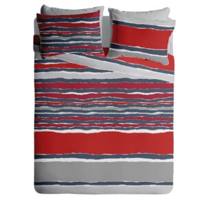 Lenjerie pat 100% bumbac Creponat, desen VIBE V2, cod CIU