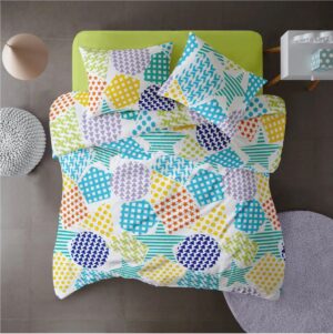 Lenjerie pat 100% bumbac Creponat, desen PLAYGROUND V2, cod CIU