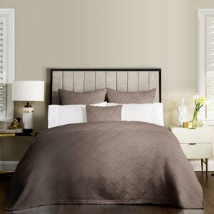Cuvertura de pat cu 2 perne decor, Pique Anderson 03