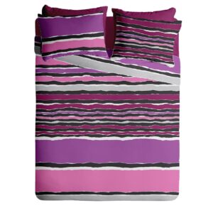 Lenjerie pat 100% bumbac Creponat, desen VIBE V3