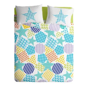 Lenjerie pat Renforce 100% bumbac, desen PLAYGROUND V2