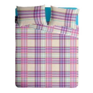 Lenjerie pat Renforce 100% bumbac, desen PLAID V2