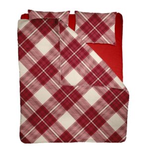 Lenjerie pat Renforce 100% bumbac, desen SCOTTISH V4
