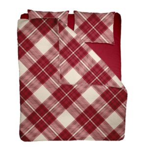Lenjerie pat Renforce 100% bumbac, desen SCOTTISH V4