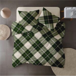 Lenjerie pat Renforce 100% bumbac, desen SCOTTISH V7