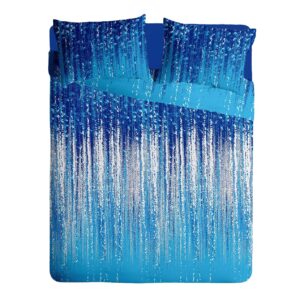 Lenjerie pat Renforce 100% bumbac, desen STARDUST V3