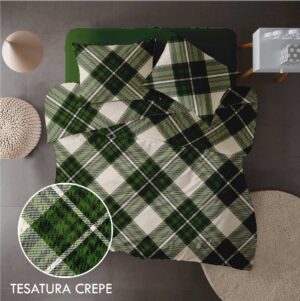 Pilota matlasata Crepe desen Scottish V7